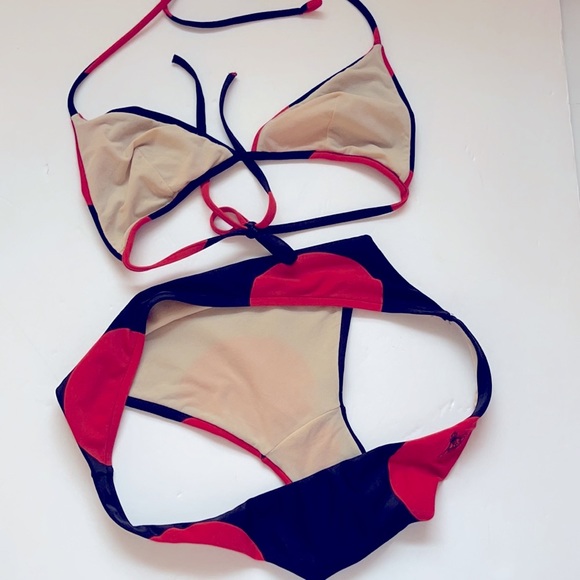 Vivienne Westwood ANGLOMANIA bikini red and black polka dot - Picture 3 of 12